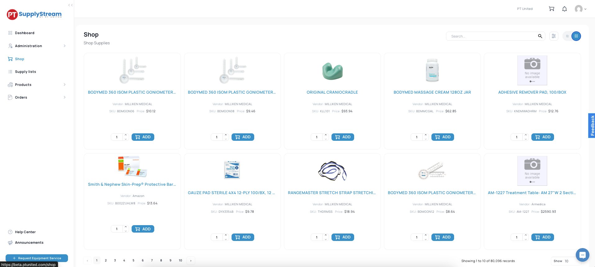 SupplyStream Shop: 80,000+ products